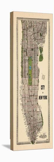 1949, Manhattan composite, 1949, New York, United States-null-Stretched Canvas