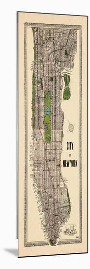 1949, Manhattan composite, 1949, New York, United States-null-Mounted Premium Giclee Print