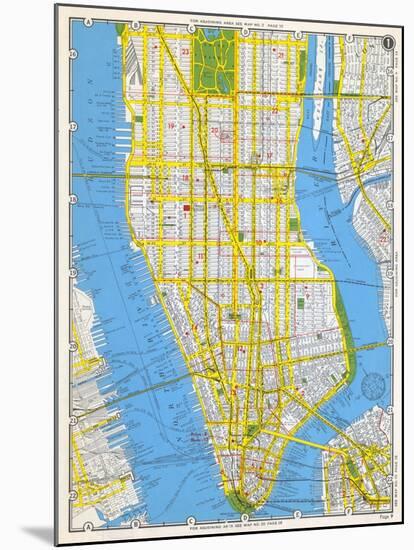 1949, Manhattan, New York, United States-null-Mounted Giclee Print