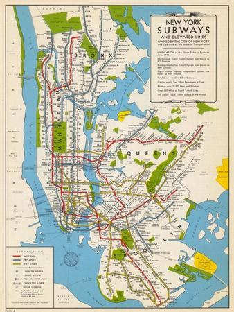 Subway Map Poster & Wall Art Collection - Shop Vintage