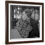 1949: Woman in Fur Fashion in New York City-Gordon Parks-Framed Photographic Print