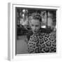 1949: Woman in Fur Fashion in New York City-Gordon Parks-Framed Photographic Print