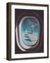 #194-spacerocket art-Framed Giclee Print