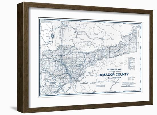 1950, Amador County 1950c, California, United States-null-Framed Giclee Print