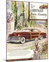 1950 Chrysler Town & Country-null-Mounted Art Print