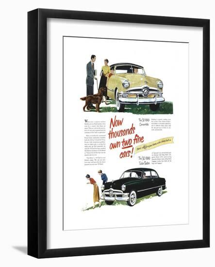 1950 Ford '50 Convertible-null-Framed Art Print