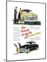 1950 Ford '50 Convertible-null-Mounted Art Print