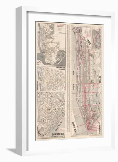 1950, New York, United States-null-Framed Giclee Print