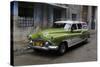 1950's Era Antique Car and Street Scene from Old Havana, Havana, Cuba-Adam Jones-Stretched Canvas