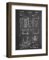 1950's Telephone Patent-null-Framed Art Print