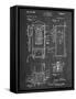 1950's Telephone Patent-null-Framed Stretched Canvas