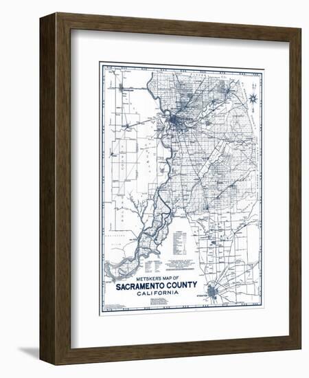 1950, Sacramento County 1950c, California, United States-null-Framed Giclee Print