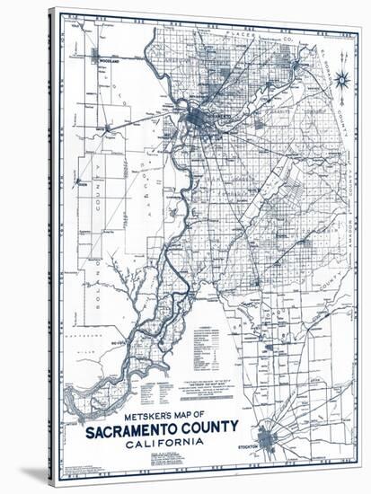 1950, Sacramento County 1950c, California, United States-null-Stretched Canvas