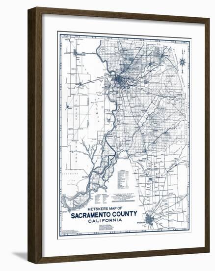 1950, Sacramento County 1950c, California, United States-null-Framed Giclee Print