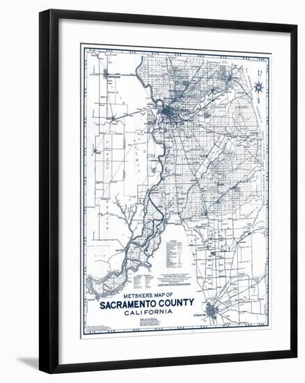 1950, Sacramento County 1950c, California, United States-null-Framed Giclee Print