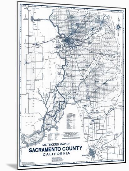 1950, Sacramento County 1950c, California, United States-null-Mounted Giclee Print