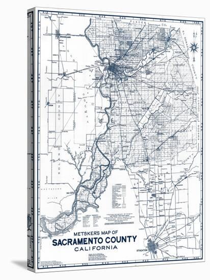 1950, Sacramento County 1950c, California, United States-null-Stretched Canvas