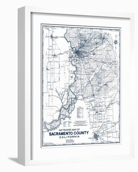 1950, Sacramento County 1950c, California, United States-null-Framed Giclee Print