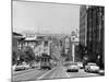 1950s-1960s Cable Car in San Francisco California-null-Mounted Photographic Print