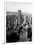 1950s Aerial View of Rockefeller Center Radio City in Middle Grand Central Station-null-Framed Photographic Print