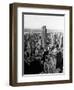 1950s Aerial View of Rockefeller Center Radio City in Middle Grand Central Station-null-Framed Photographic Print