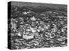 1950s Aerial View Showing El Cortez Hotel and Balboa Park Downtown San Diego, California-null-Stretched Canvas