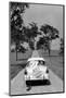 1950s BACK OF WHITE FORD SEDAN DRIVING OFF WITH JUST MARRIED SIGN ON TRUNK-H. Armstrong Roberts-Mounted Photographic Print