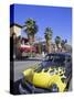 1950s Car on Main Street, Palm Springs, California, USA-Gavin Hellier-Stretched Canvas