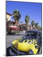 1950s Car on Main Street, Palm Springs, California, USA-Gavin Hellier-Mounted Photographic Print