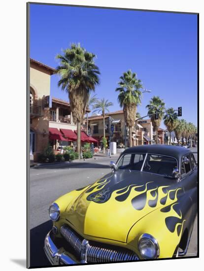 1950s Car on Main Street, Palm Springs, California, USA-Gavin Hellier-Mounted Photographic Print