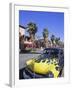 1950s Car on Main Street, Palm Springs, California, USA-Gavin Hellier-Framed Photographic Print