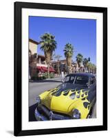1950s Car on Main Street, Palm Springs, California, USA-Gavin Hellier-Framed Photographic Print