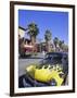 1950s Car on Main Street, Palm Springs, California, USA-Gavin Hellier-Framed Photographic Print