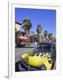 1950s Car on Main Street, Palm Springs, California, USA-Gavin Hellier-Framed Photographic Print