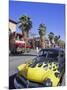 1950s Car on Main Street, Palm Springs, California, USA-Gavin Hellier-Mounted Photographic Print