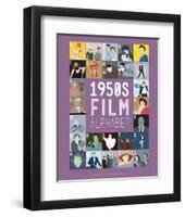 1950s Film Alphabet - A to Z-Stephen Wildish-Framed Giclee Print