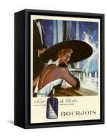 1950s France Bourjois Magazine Advertisement-null-Framed Stretched Canvas