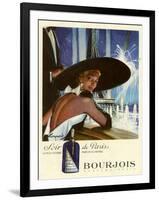 1950s France Bourjois Magazine Advertisement-null-Framed Giclee Print