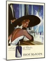 1950s France Bourjois Magazine Advertisement-null-Mounted Giclee Print