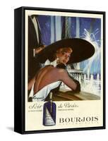 1950s France Bourjois Magazine Advertisement-null-Framed Stretched Canvas