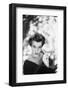 1950s GLAMOUR PORTRAIT WOMAN LOOKING AT CAMERA HOLDING CIGARETTE-Panoramic Images-Framed Photographic Print