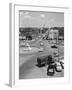 1950s Main Street of Small Town America Town Square Lebanon Tennessee-null-Framed Photographic Print