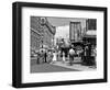 1950s New York City Times Square West 43rd Street Looking North-null-Framed Photographic Print