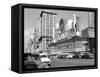 1950s New York City Times Square with Massive Bond Clothing Sign Between 44th and 45th Streets-null-Framed Stretched Canvas