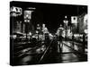 1950s Night Scene Canal Street New Orleans,, Louisiana-null-Stretched Canvas