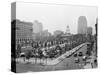 1950s Philadelphia,, PA  Looking Southeast at Historic Independence Hall Building and Mall-null-Stretched Canvas