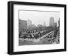 1950s Philadelphia,, PA  Looking Southeast at Historic Independence Hall Building and Mall-null-Framed Photographic Print