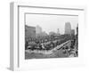 1950s Philadelphia,, PA  Looking Southeast at Historic Independence Hall Building and Mall-null-Framed Photographic Print