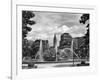 1950s Philadelphia,, PA Looking Southeast Past Swann Fountain at Logan Circle to City Hall Tower-null-Framed Photographic Print