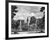 1950s Philadelphia,, PA Looking Southeast Past Swann Fountain at Logan Circle to City Hall Tower-null-Framed Photographic Print